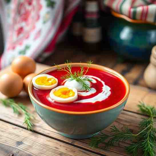 The Best Borscht Soup Recipe - Try Lithuanian Šaltibarščiai